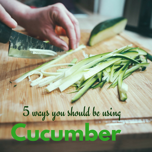 how to use cucumber for skin care