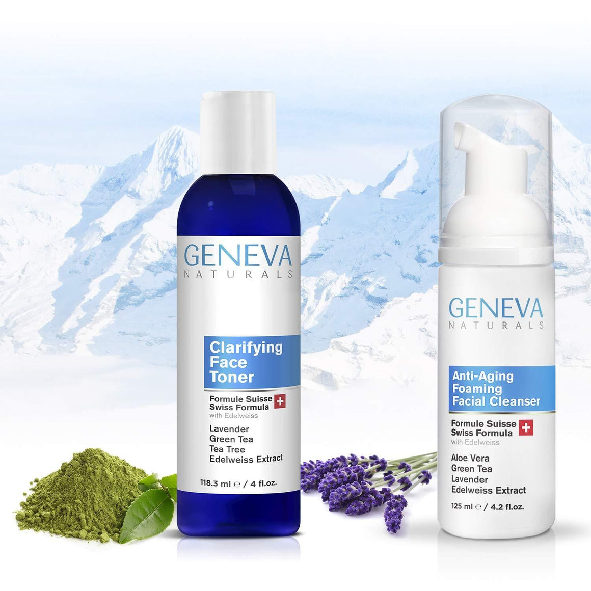 Foaming Facial Cleanser + Clarifying Face Toner Bundle